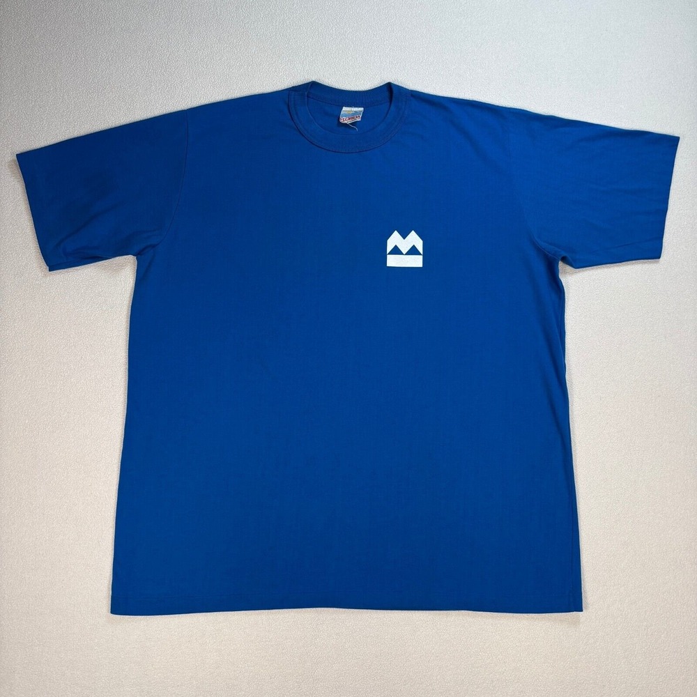 Florida Vintage Single Stitch T-Shirt Mens XL Blue One Point Logo Made in Canada